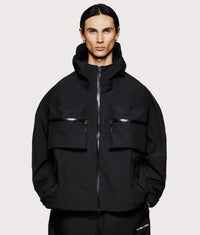 Shell Box Jacket: Black 