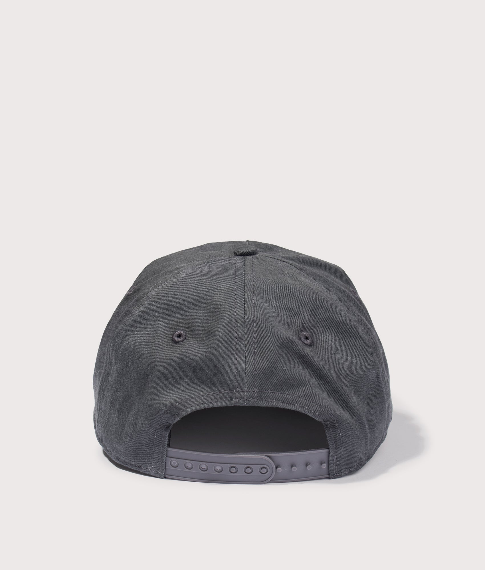 MKI MIYUKI ZOKU V2 Twill Baseball Cap in Pigment Black at EQVVS Menswear. Back shot.