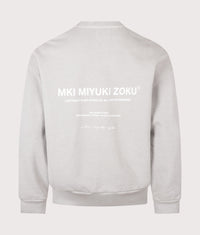 Oversized Box Fit Design Studio Crewneck Sweatshirt: Pigment Stone 