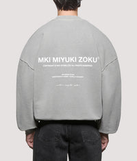 Oversized Box Fit Design Studio Crewneck Sweatshirt: Pigment Stone 
