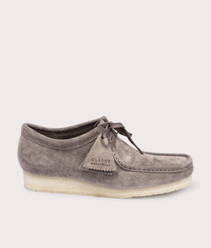 Wallabee-Shoes-Dark-Grey-Suede-Clarks-Originals-EQVVS