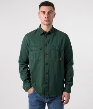 Relaxed-Fit-Broad-Stripe-Zebra-Logo-Shirt-Bottle-Green-PS-Paul-Smith-EQVVS