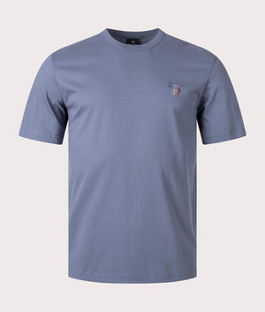 Hollow-Broad-Stripe-Zebra-Emblem-T-Shirt-Greyish-Blue-PS-Paul-Smith-EQVVS