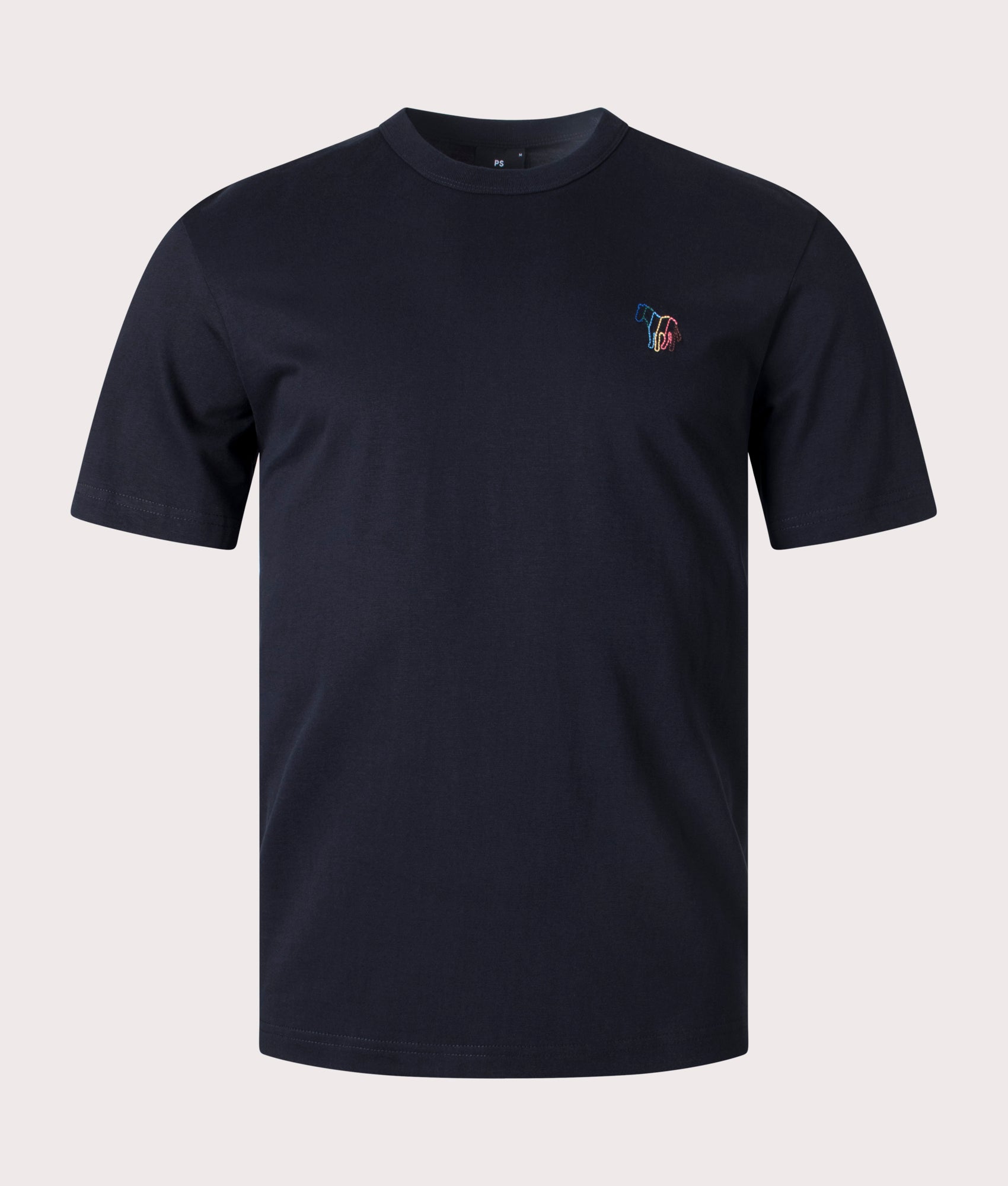 Hollow-Broad-Stripe-Zebra-Emblem-T-Shirt-Black-PS-Paul-Smith-EQVVS