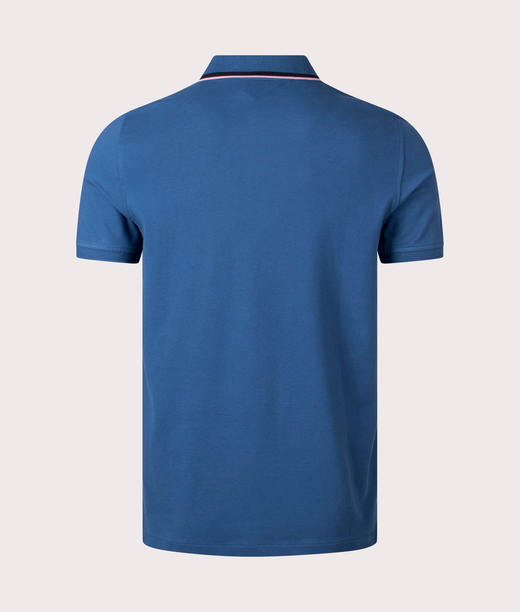 Zebra Emblem Polo Shirt, Indigo, PS Paul Smith, EQVVS, Mannequin Back Shot.