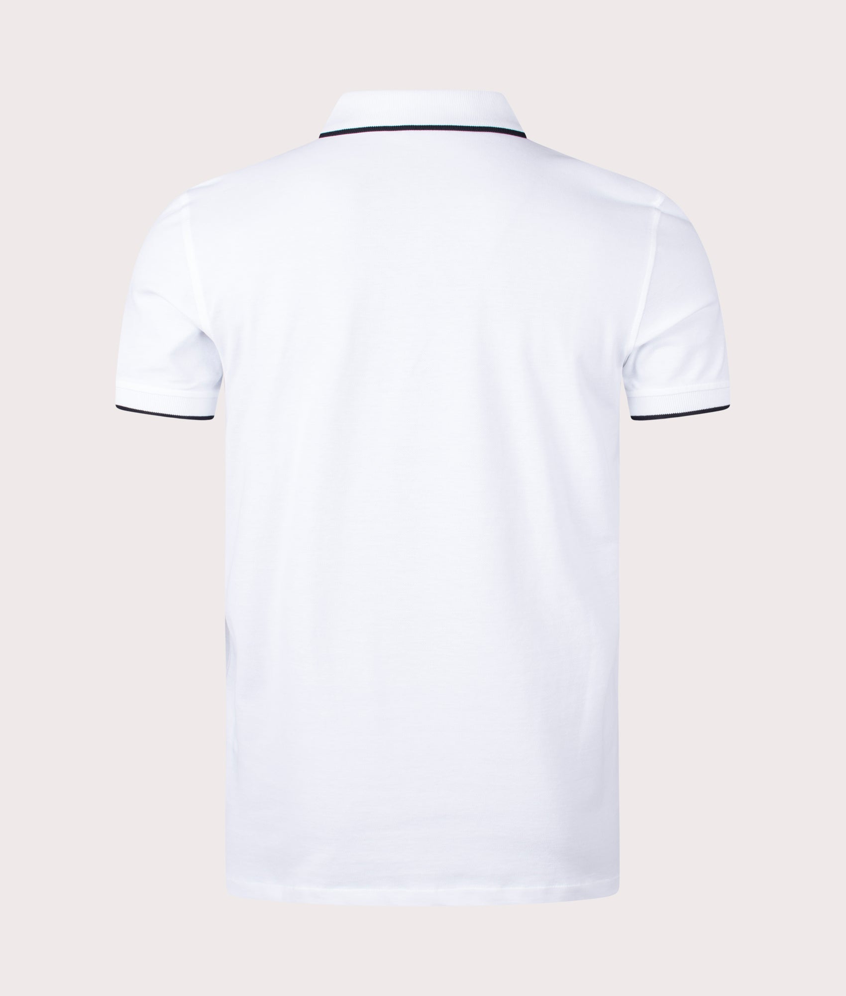 Zebra Badge Polo Shirt White, PS Paul Smith, EQVVS, Mannequin Back Shot.