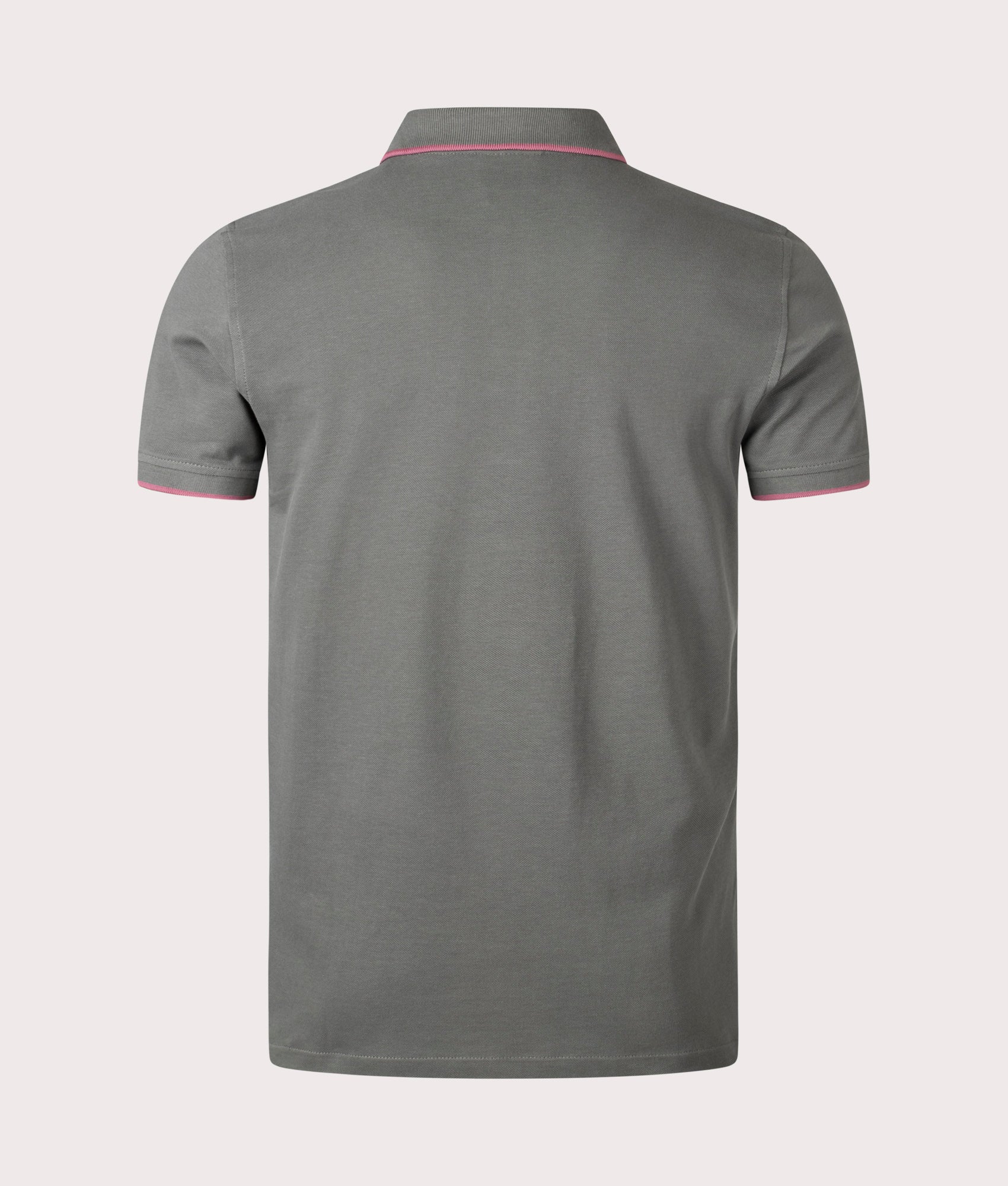 Zebra Badge Polo Shirt Grey, PS Paul Smith, EQVVS, Mannequin back shot