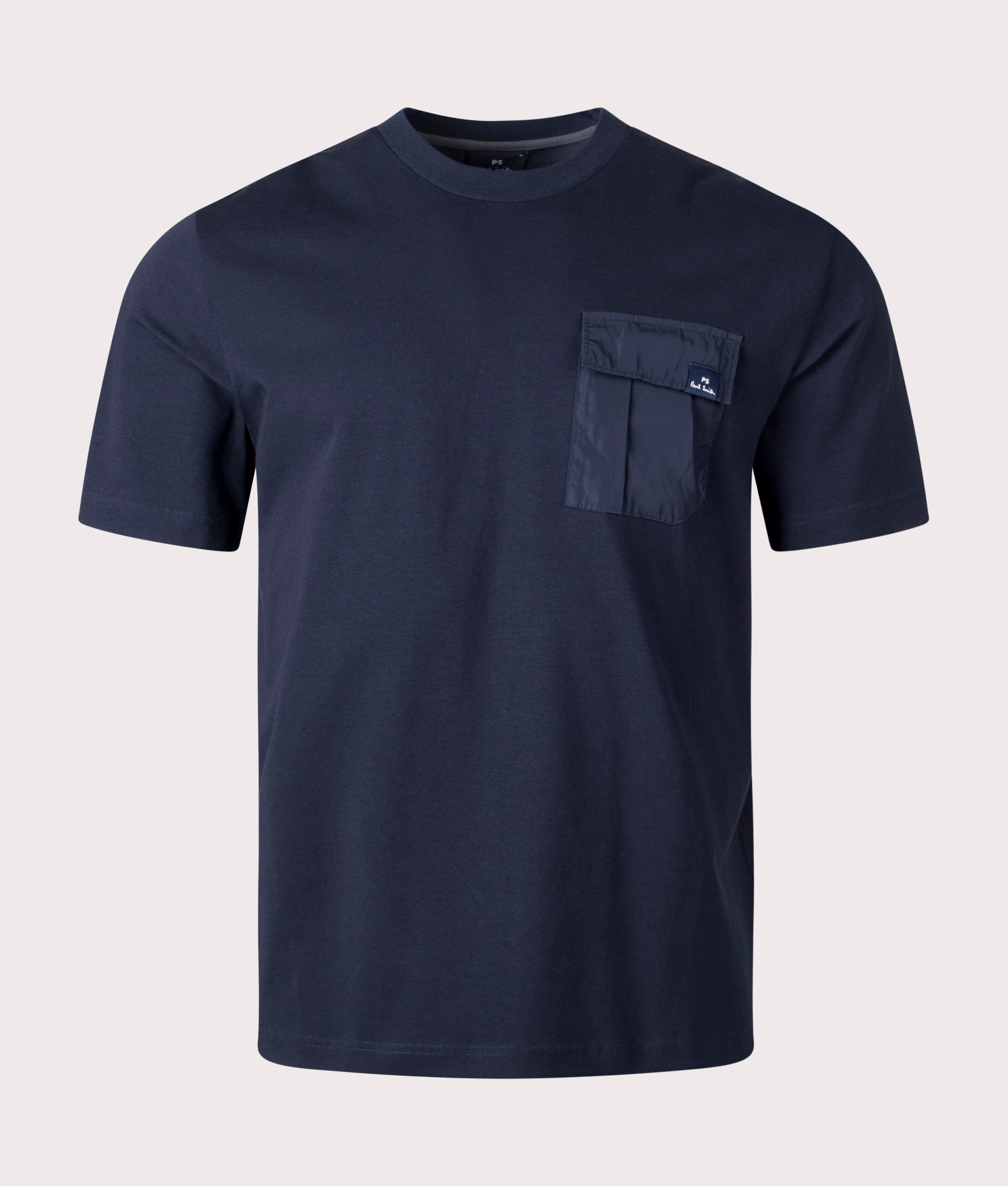 Pocket T-Shirt V Dark Navy, PS Paul Smith, EQVVS, Mannequin Front shot