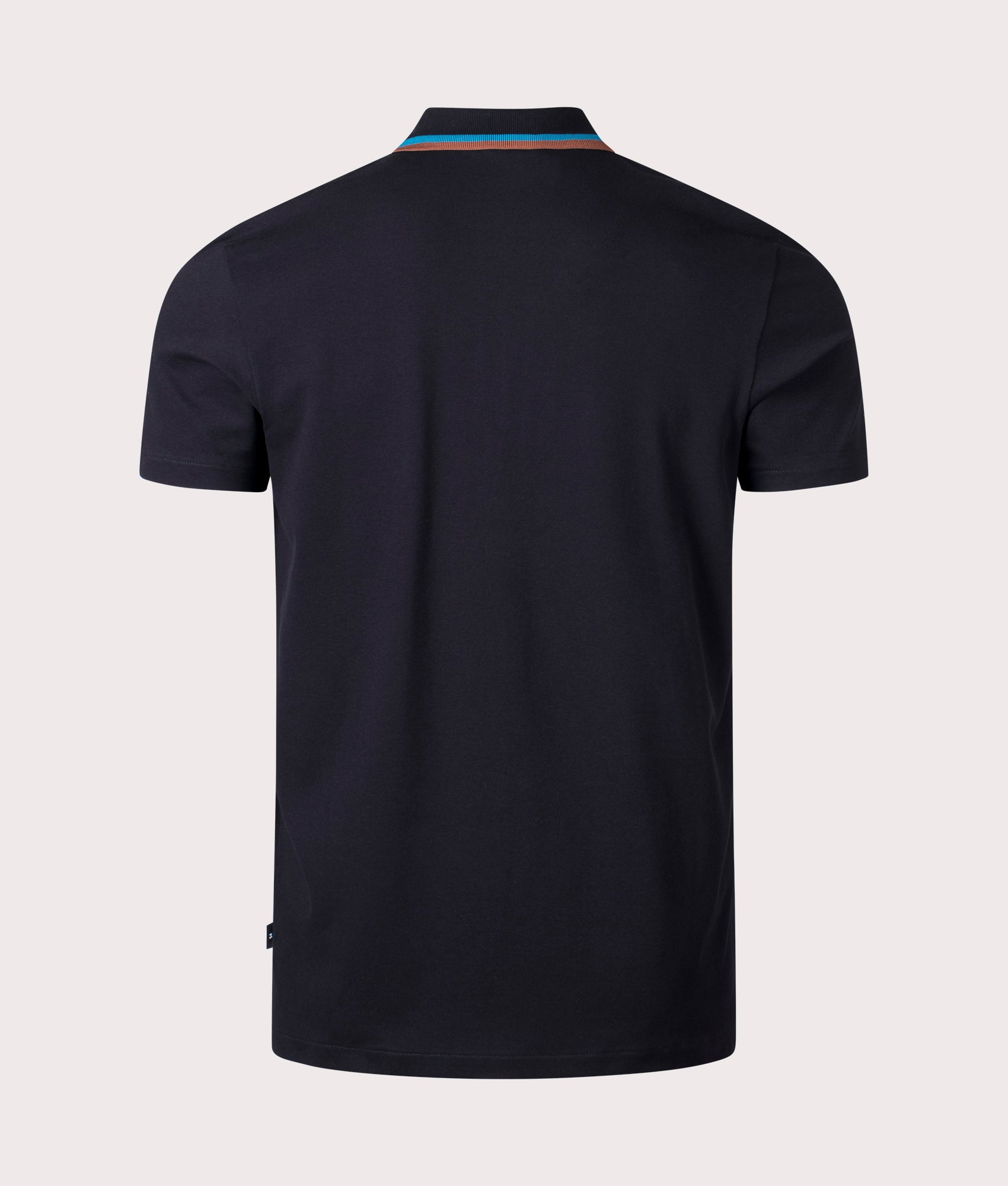 Quarter Zip Polo Shirt Black, PS Paul Smith, EQVVS, Mannequin Back