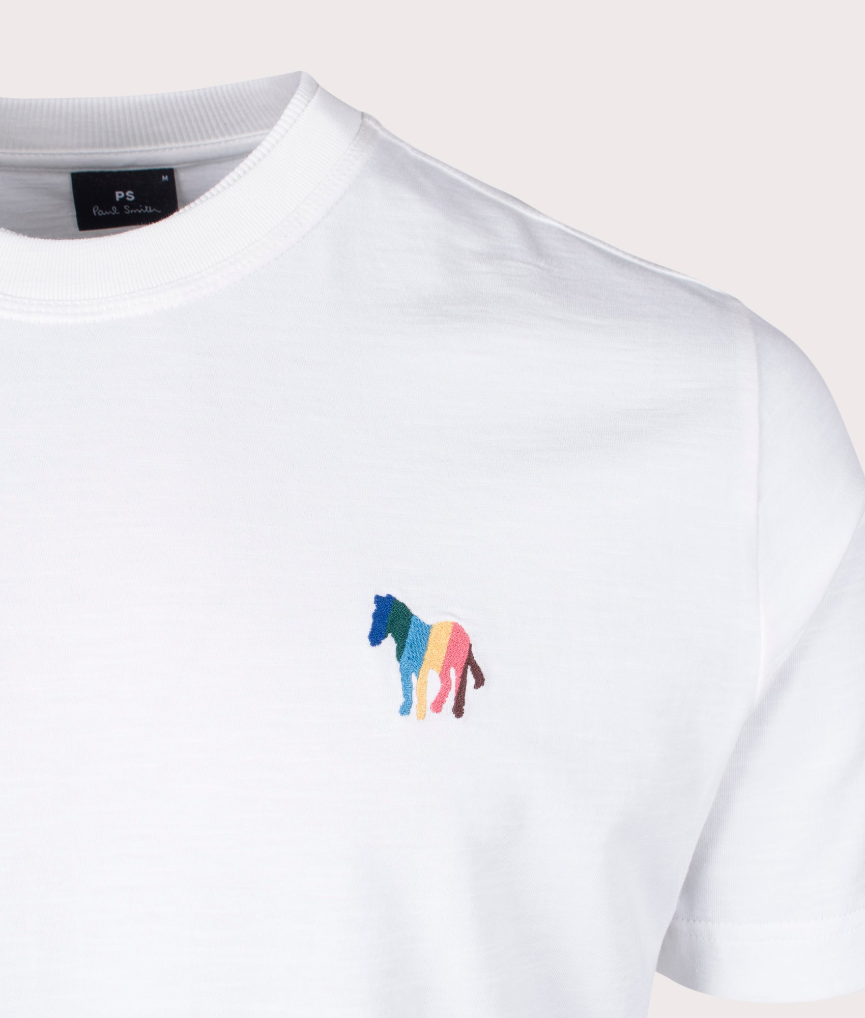 Broad Zebra T-Shirt White, PS Paul Smith, EQVVS, Mannequin detail 