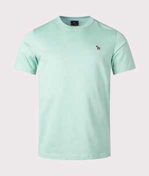Zebra Badge T-Shirt Pastel Green, PS Paul Smith,EQVVS, Mannequin front shot