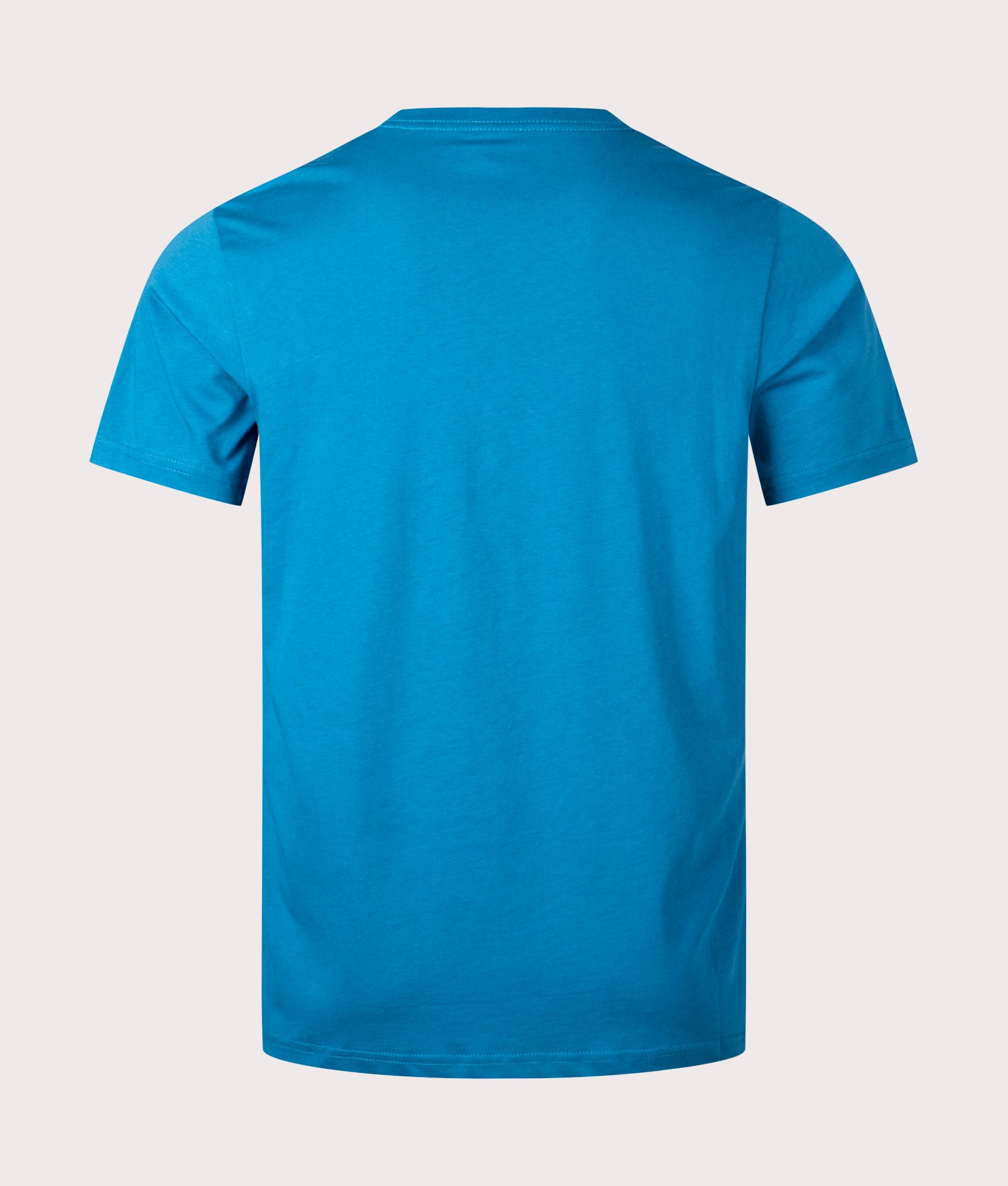 Zebra Badge T-Shirt Petrol Blue, PS Paul Smith, EQVVS, Mannequin back shot 