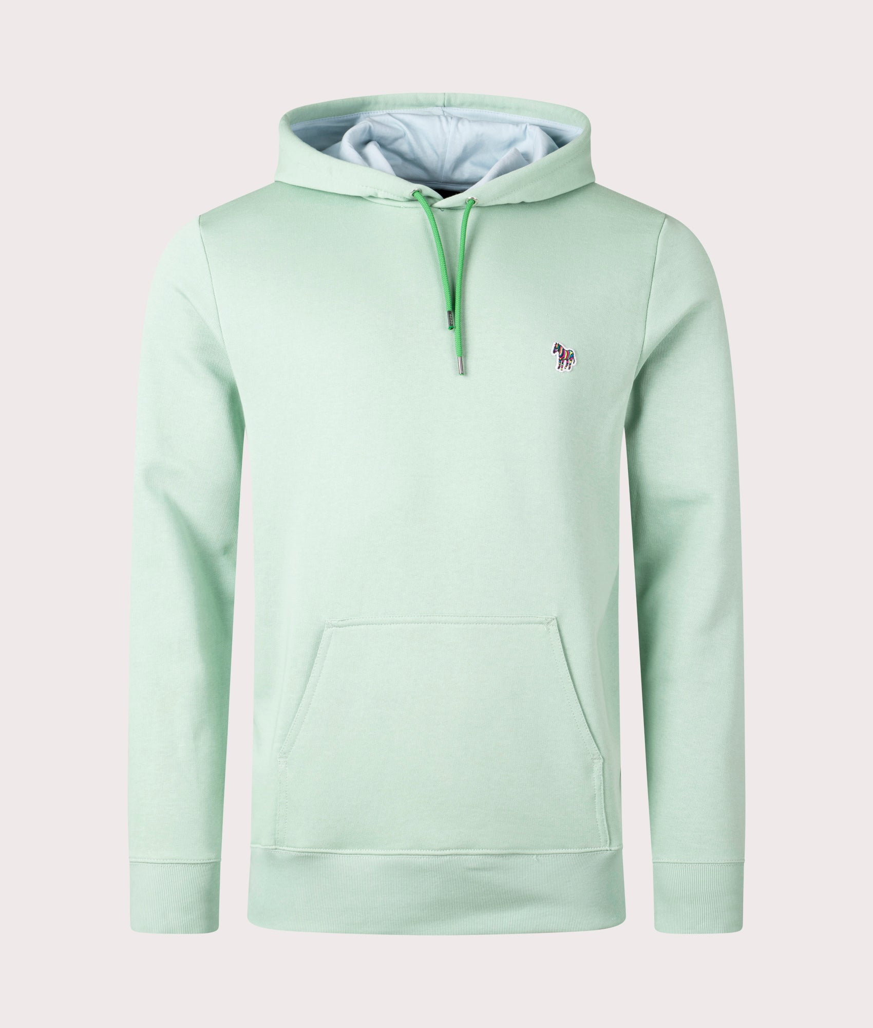 Zebra Hoodie Pastel Green, PS Paul Smith, EQVVS, Mannequin Front
