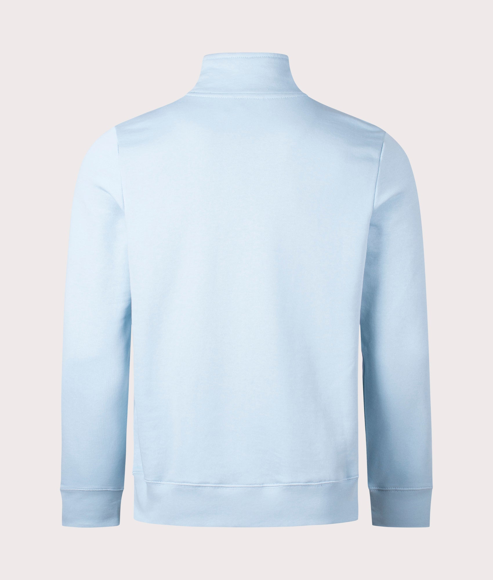 Quarter Zip Zebra Sweatshirt Cobalt Blue, PS Paul Smith, EQVVS, back shot