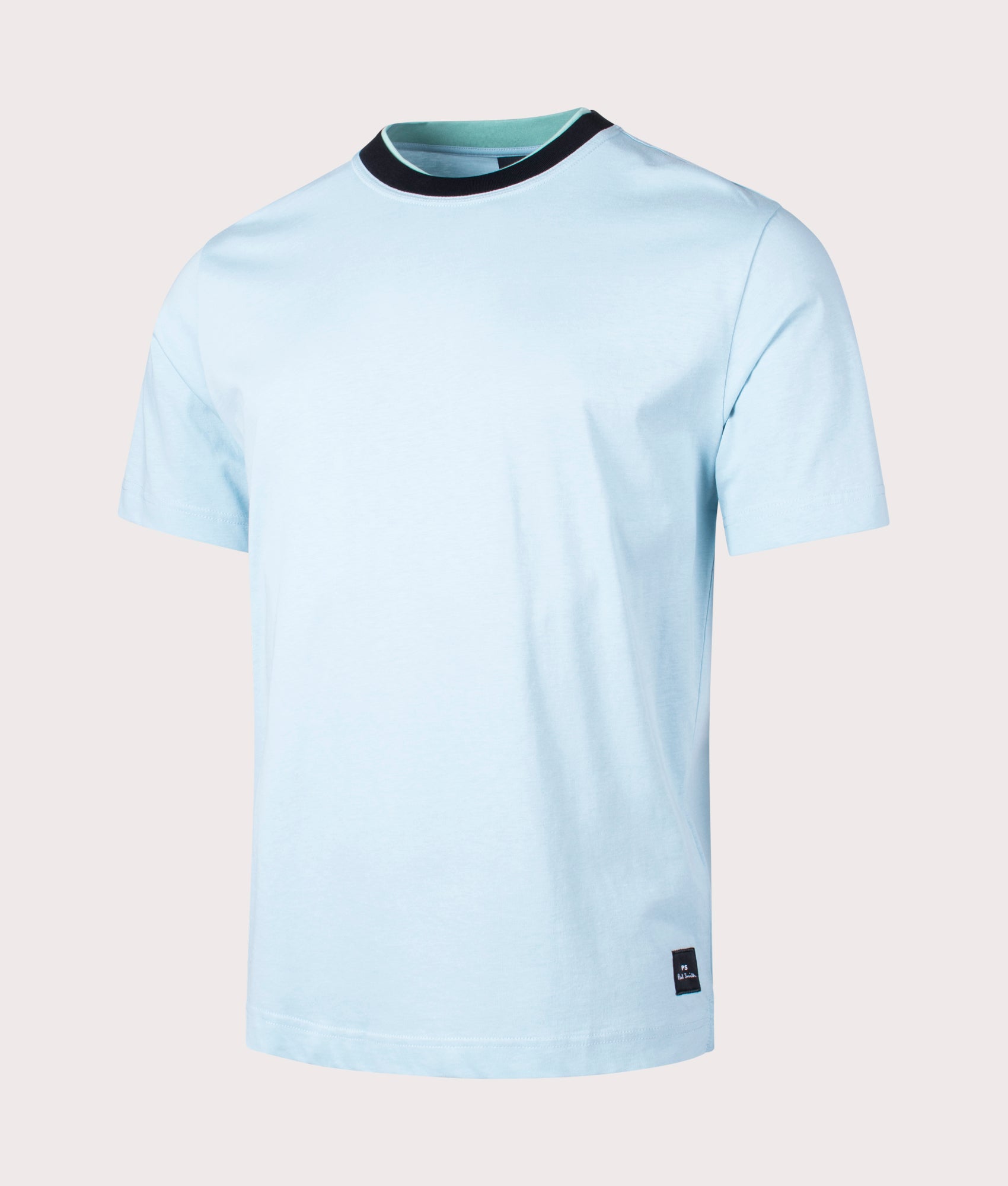 Regular Fit Contrast Crew Neck T-Shirt