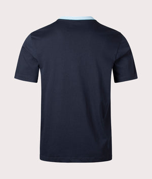 Contrast Crew Neck T-Shirt Navy, PS Paul Smith, EQVVS, mannequin back