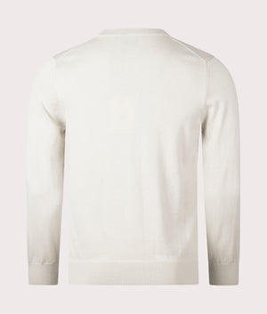 Zebra Badge Knit Jumper Grey, PS Paul Smith, EQVVS, Mannequin back