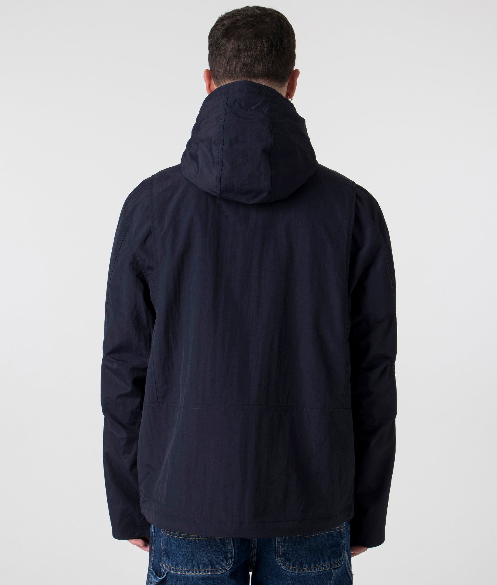 PS Paul Smith Fishing Jacket Very Dark Navy Zip Up Back EQVVS