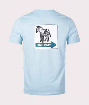 T-Shirt-One-Way-Zebra-41D-Light-Blue-PS-Paul-Smith-EQVVS
