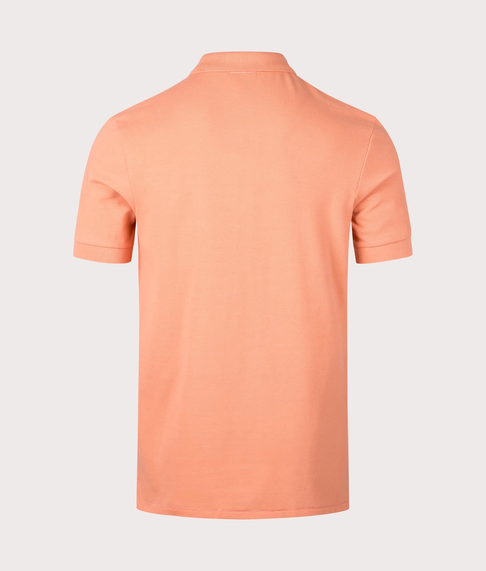 PS Paul Smith Zebra Polo Shirt in Goose Beak Orange made of 100% Organic Cotton Back Shot EQVVS