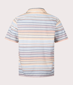 PS Paul Smith Casual Fit Stripe Shirt in 92 Multi coloured back shot at EQVVS