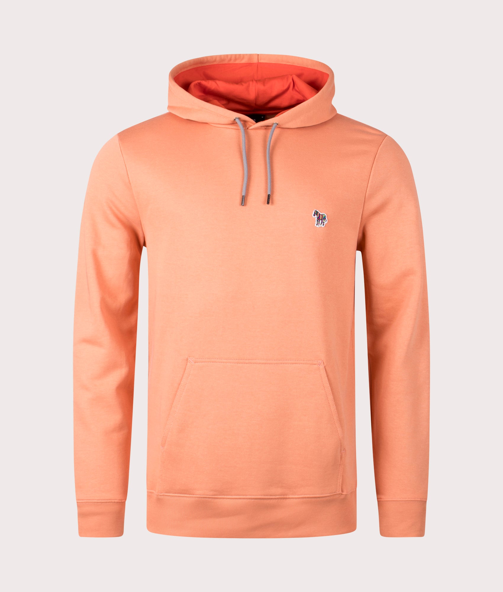 PS Paul Smith Zebra Hoodie in 15c Goose Beak front shot at EQVVS