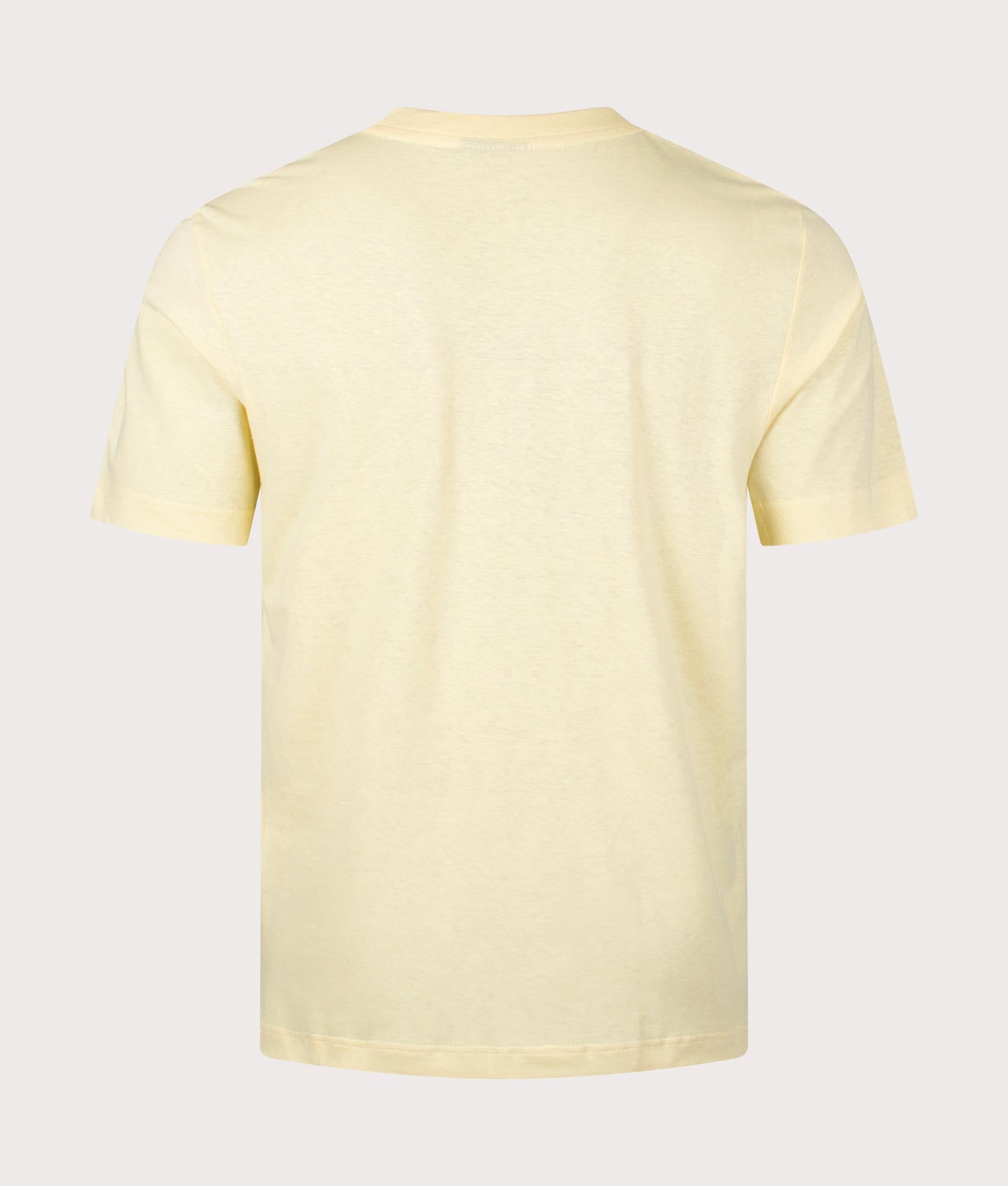PS Paul Smith Broad Zebra T-Shirt in Lemon Yellow Back Shot at EQVVS