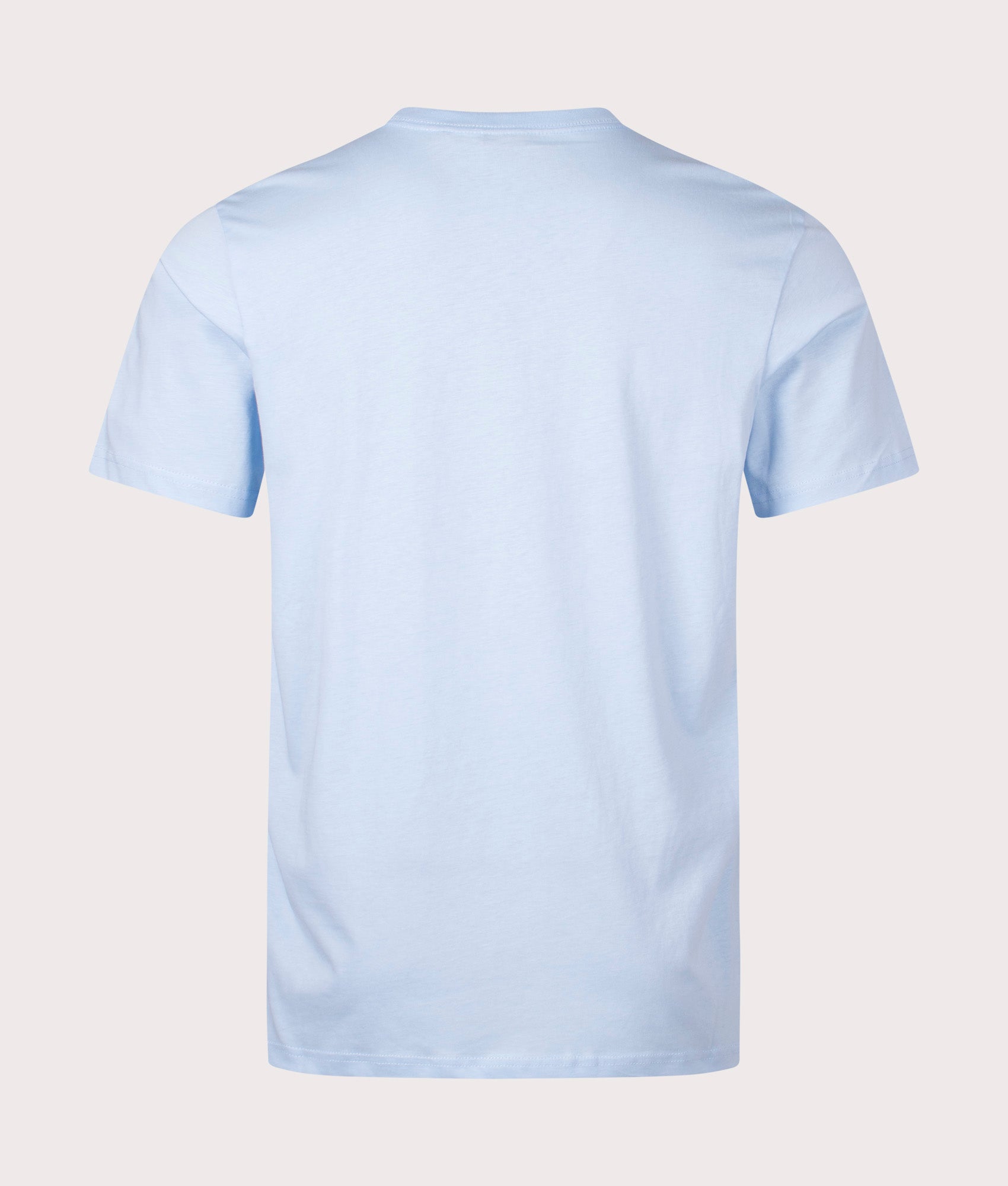PS Paul Smith Zebra T-Shirt in Light Blue at EQVVS Menswear. Back shot.