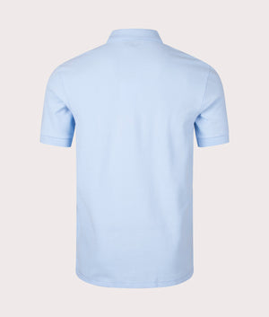 Zebra Polo Shirt in Light Blue by PS Paul Smith. EQVVS Back Angle Shot