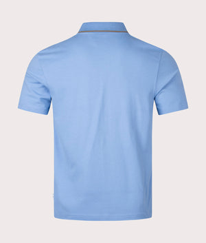 Short Sleeve Shirt in Cobalt Blue by PS Paul Smith. EQVVS Back Angle Shot.