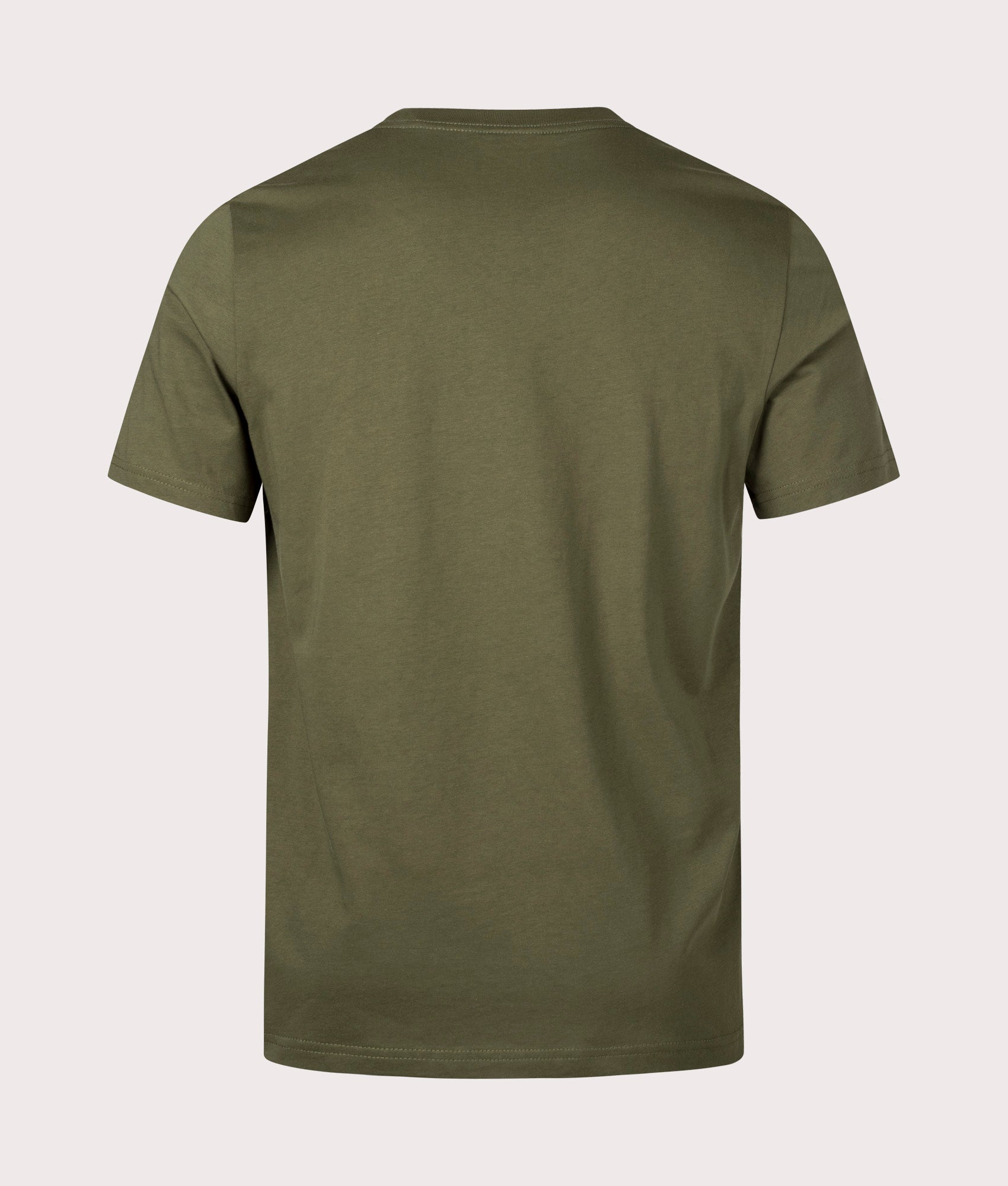 Zebra Puff T-Shirt in Green by PS Paul Smith. EQVVS Back Angle Shot.