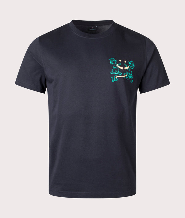 International T-Shirt Very Dark Navy | PS Paul Smith | EQVVS 