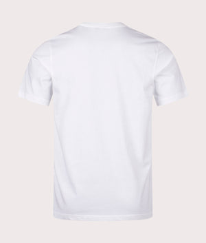 Zebras T-Shirt in White by PS Paul Smith. EQVVS Back Angle Shot.