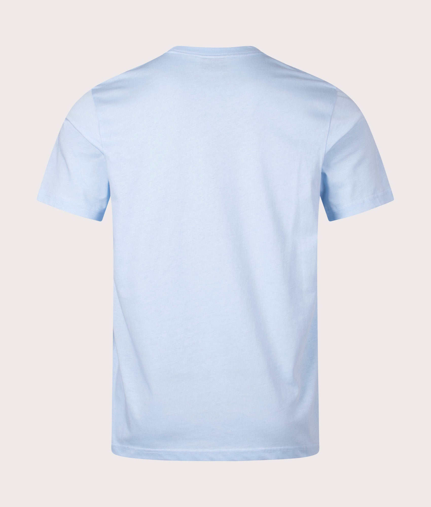 Zebras T-Shirt in Light Blue by PS Paul Smith. EQVVS Back Angle Shot.