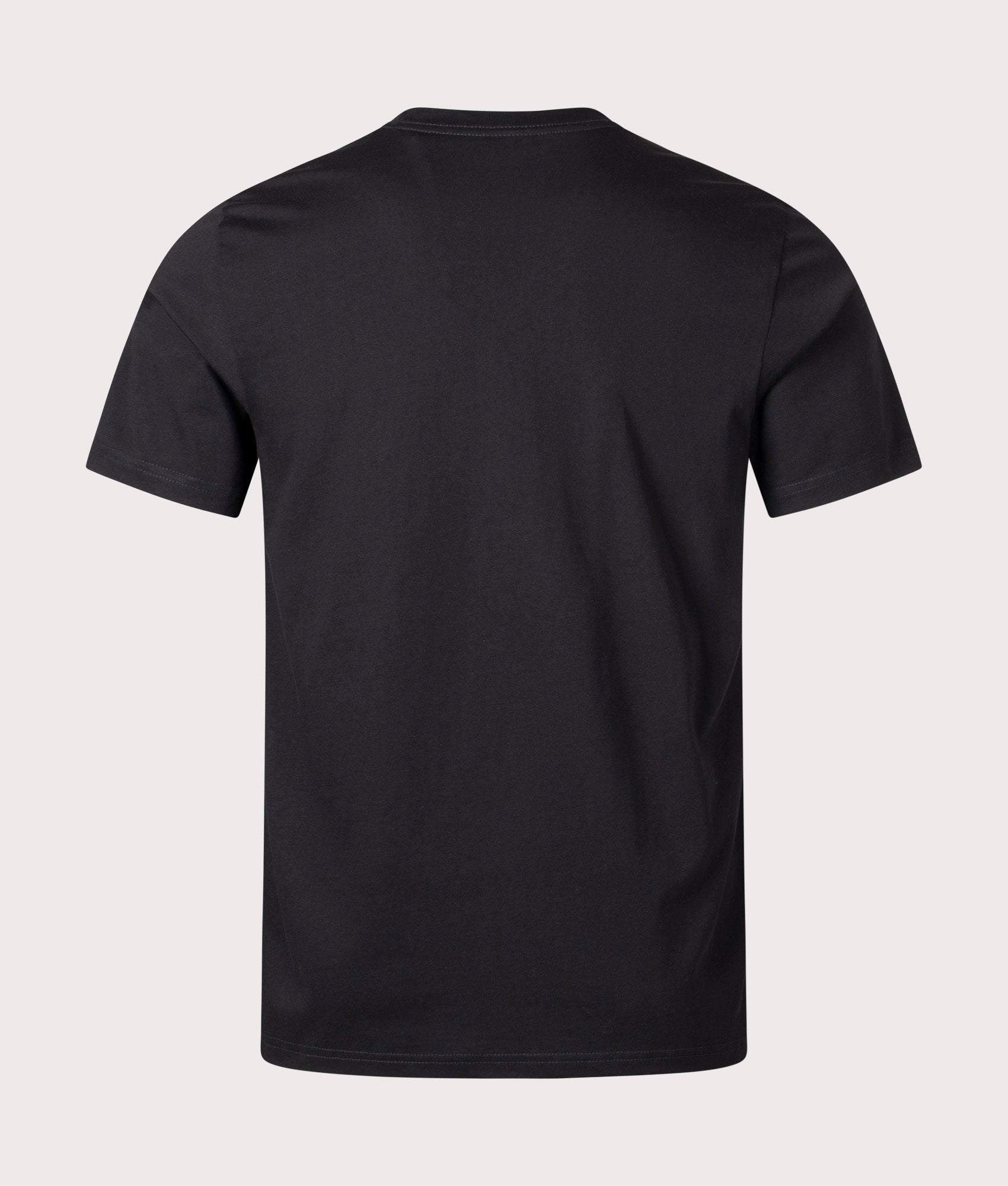 Zebras T-Shirt in Black by PS Paul Smith. EQVVS Back Angle Shot.