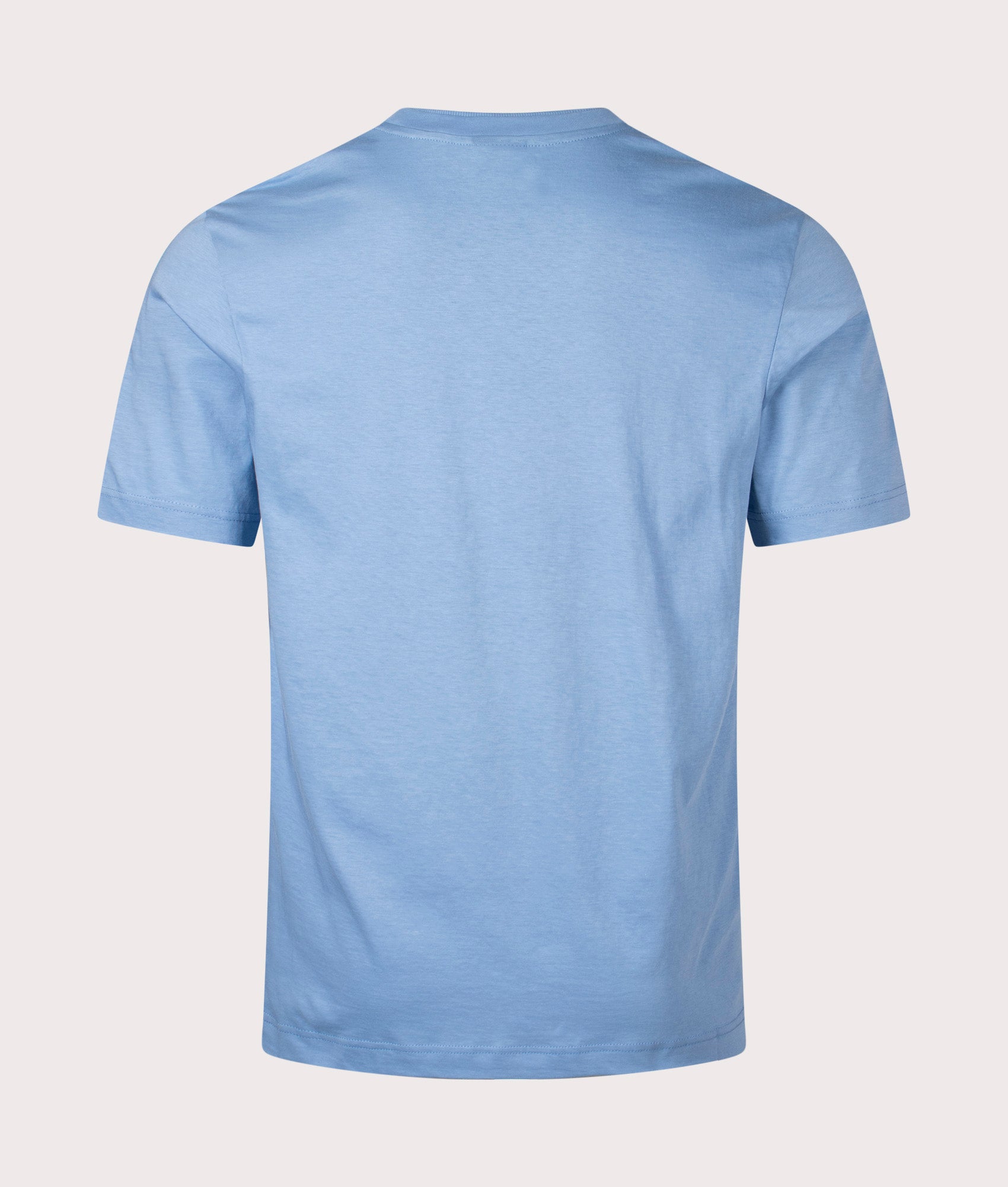 Line Zebra T-Shirt in Blue by PS Paul Smith. EQVVS Back Angle Shot.