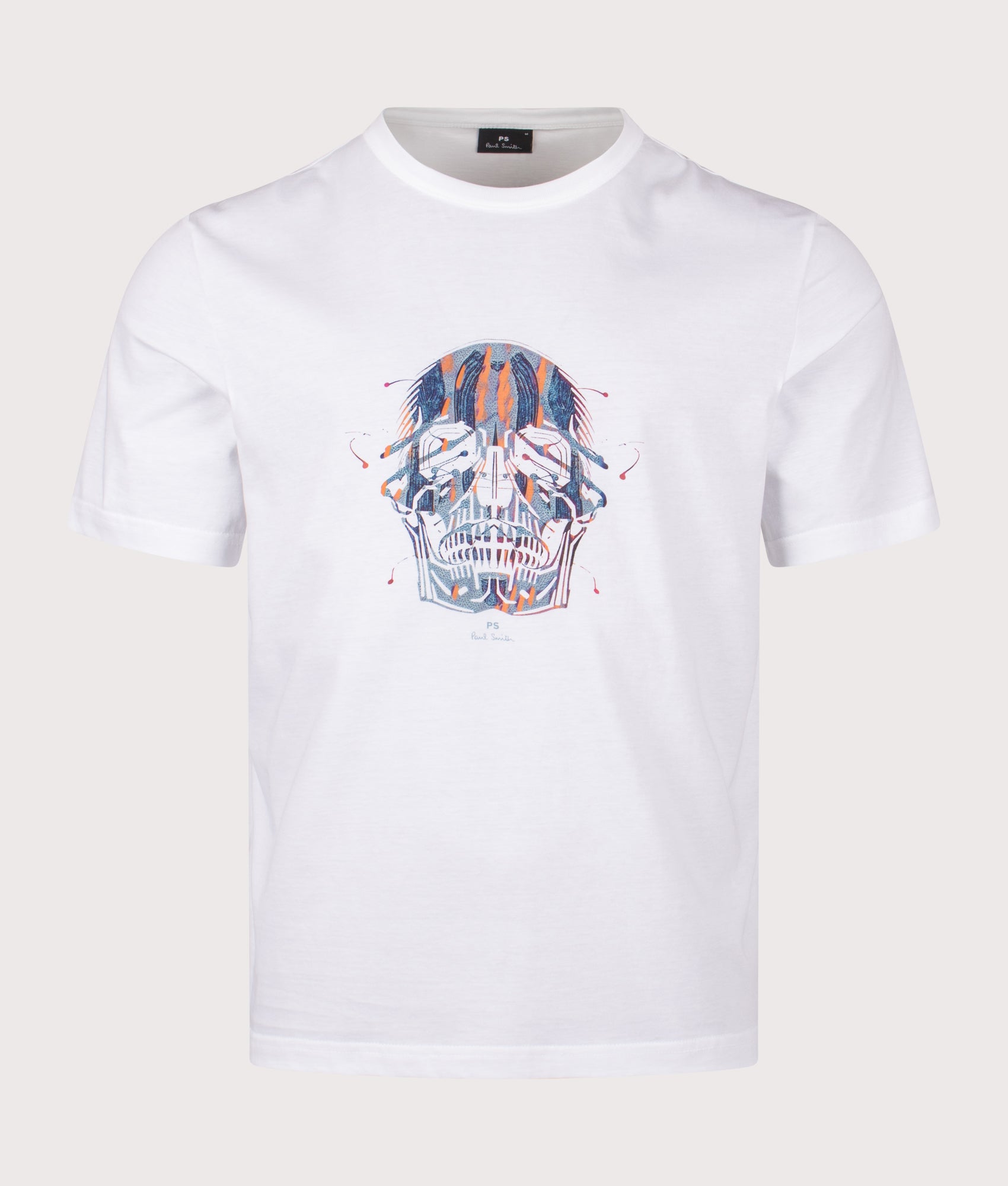 Relaxed Fit Skull T-Shirt. Shot by EQVVS. Front shot.
