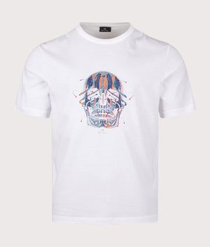 Relaxed Fit Skull T-Shirt. Shot by EQVVS. Front shot.