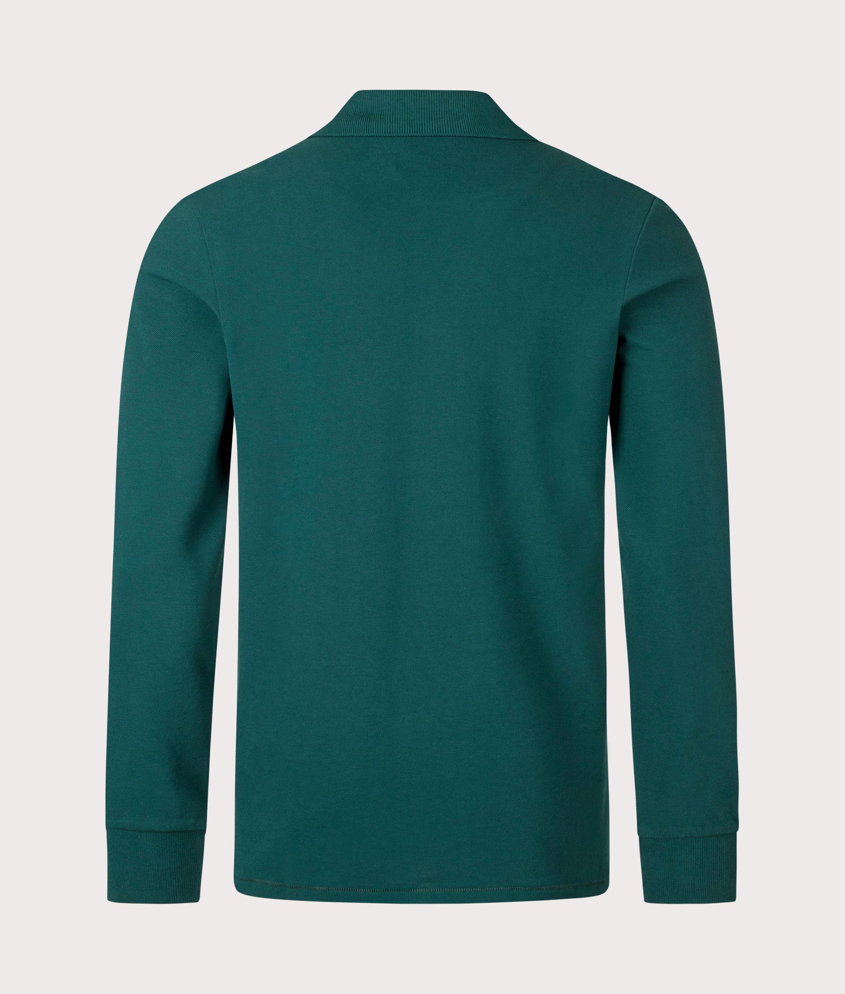 PS Paul Smith Long Sleeve Zebra Polo Shirt in Inky Blue for Men at EQVVS Back Shot