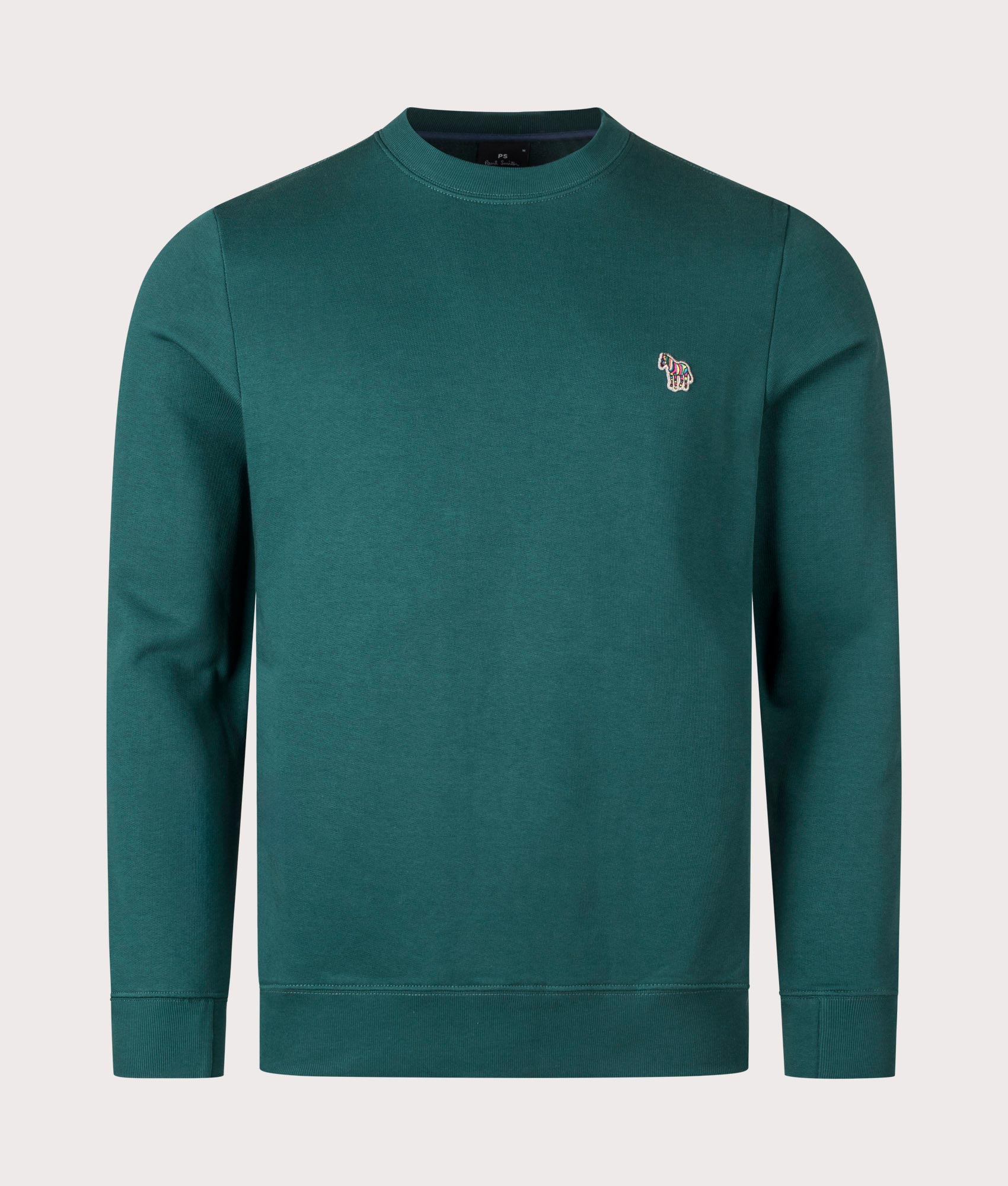 Zebra Sweatshirt in Inky Blue by PS Paul Smith. EQVVS Shot. 