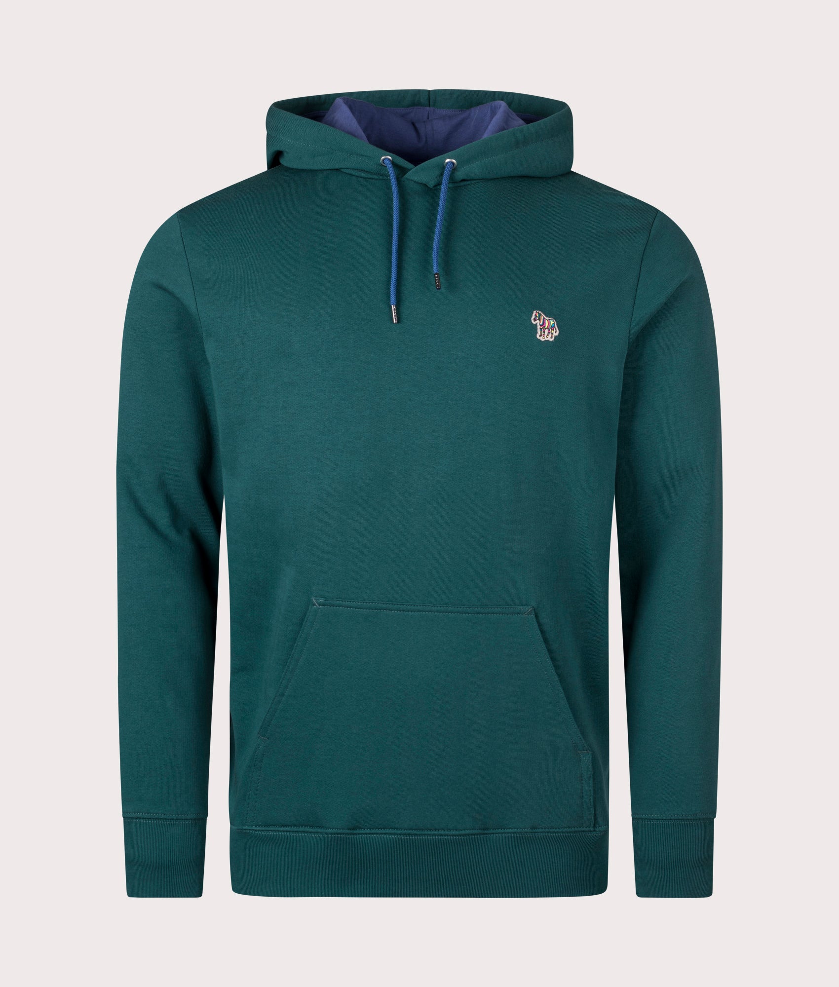Zebra Hoodie in Inky Blue by PS Paul Smith. EQVVS Shot.