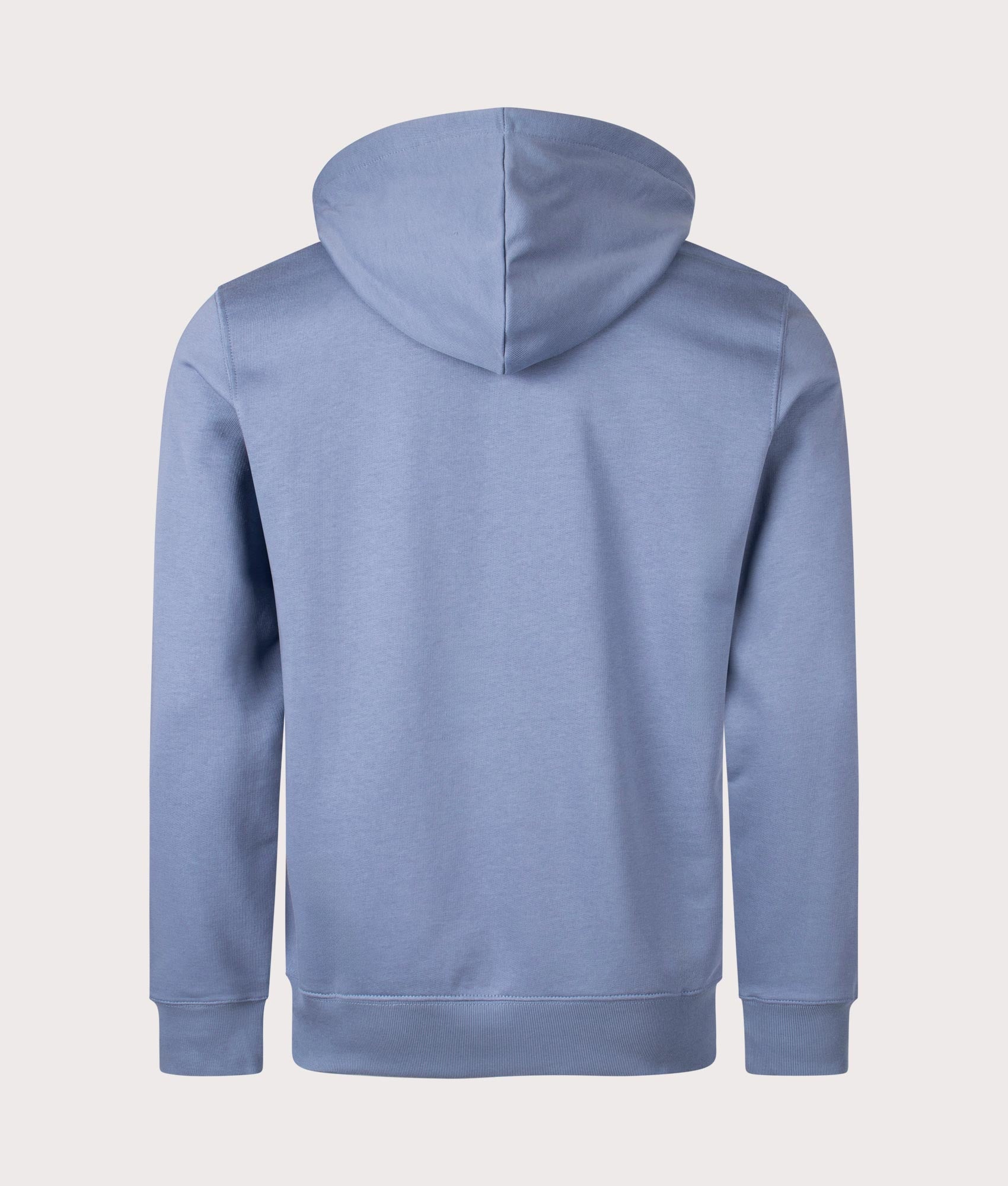 PS Paul Smith Zip Through Zebra Hoodie for Men in Grey Blue at EQVVS Back Shot