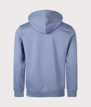 PS Paul Smith Zip Through Zebra Hoodie for Men in Grey Blue at EQVVS Back Shot