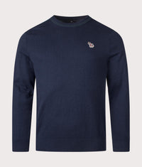 Zebra Badge Jumper: 49 Very Dark Navy 