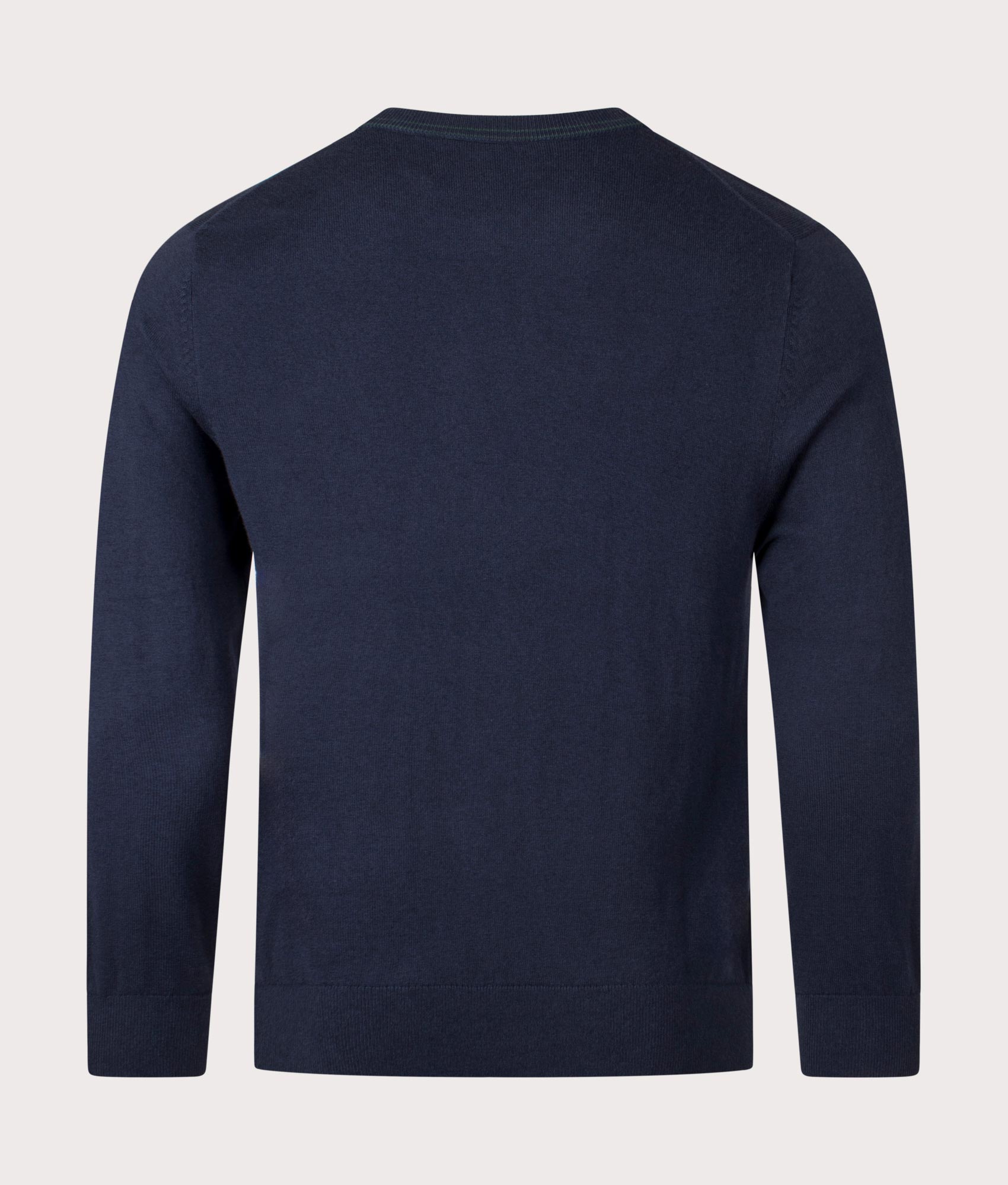 Zebra Badge Sweatshirt in Very Dark Navy by PS Paul Smith. EQVVS Shot