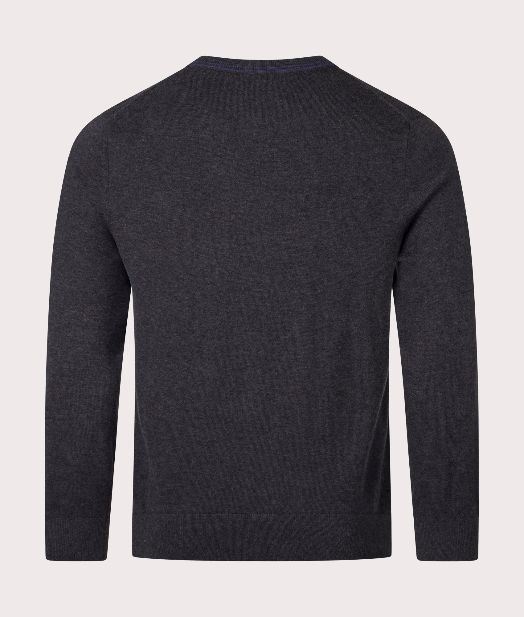 Zebra Badge Sweatshirt in Black Melange by PS Paul Smith. EQVVS Shot.
