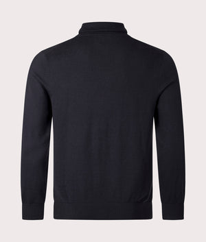 PS Paul Smith Zebra Badge Roll Neck Sweatshirt in Black for Men at EQVVS Back Shot