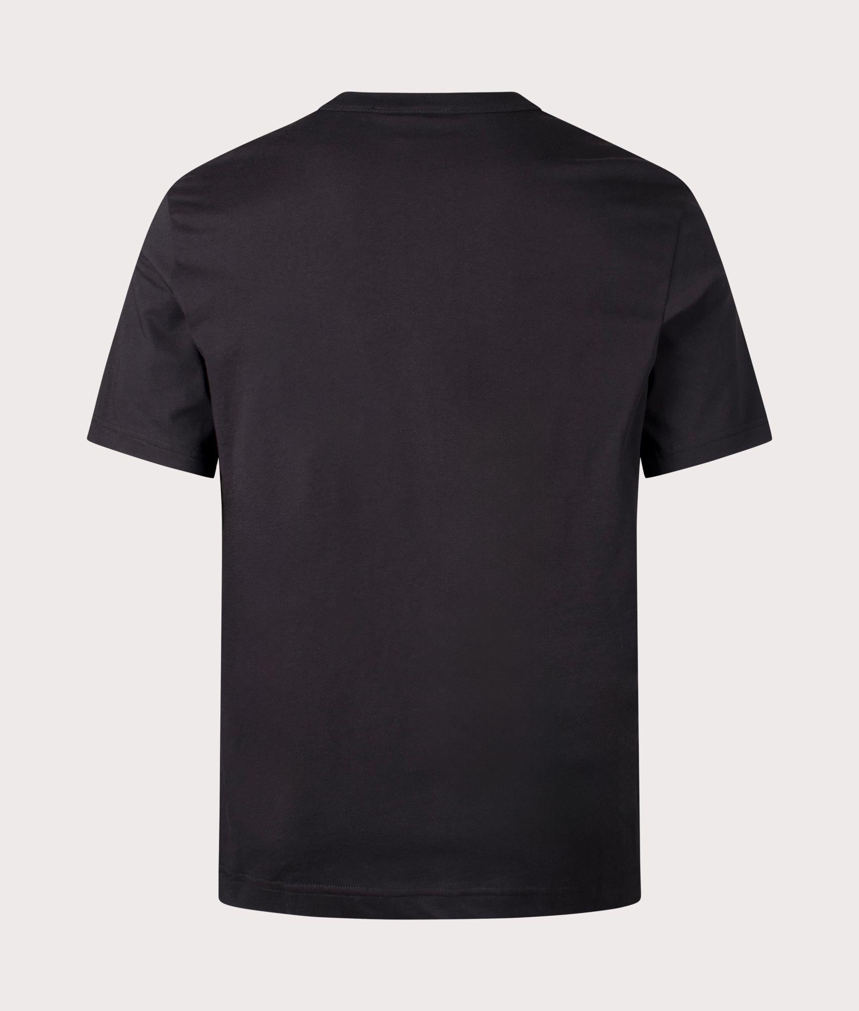PS Paul Smith PS Zebra T-Shirt in Black with Multicolour Chest Graphic Brand at EQVVS Back Shot