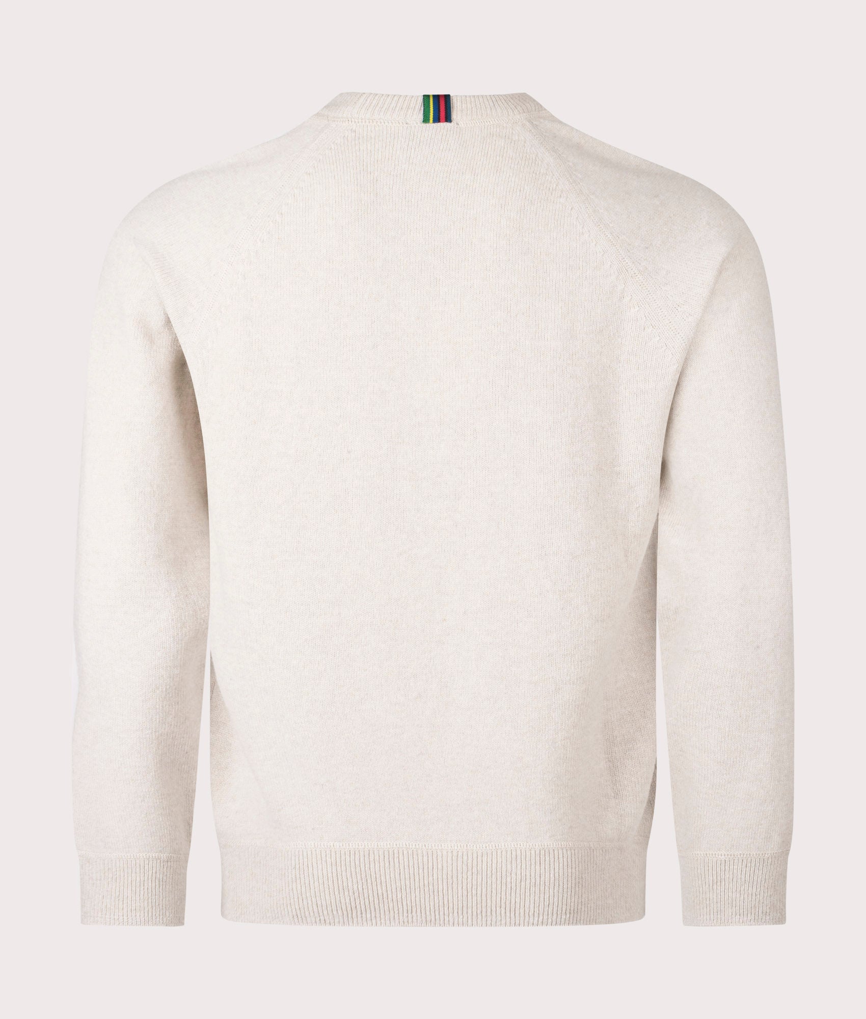 Signature Stripe Merino Wool Jumper. shot by EQVVS. Back shot.