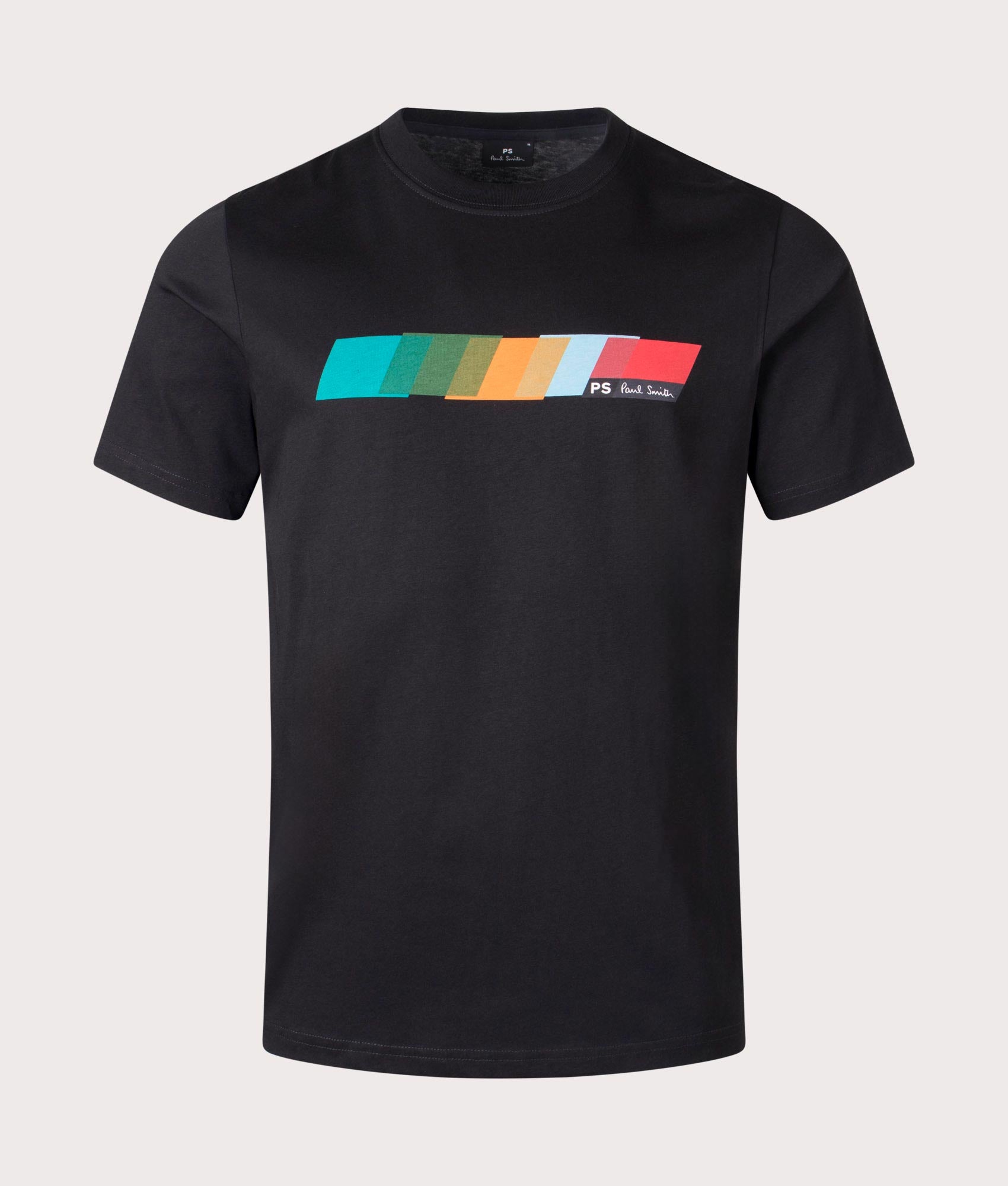 Colour Blocks T-Shirt in Black by PS Paul Smith. EQVVS Shot. 